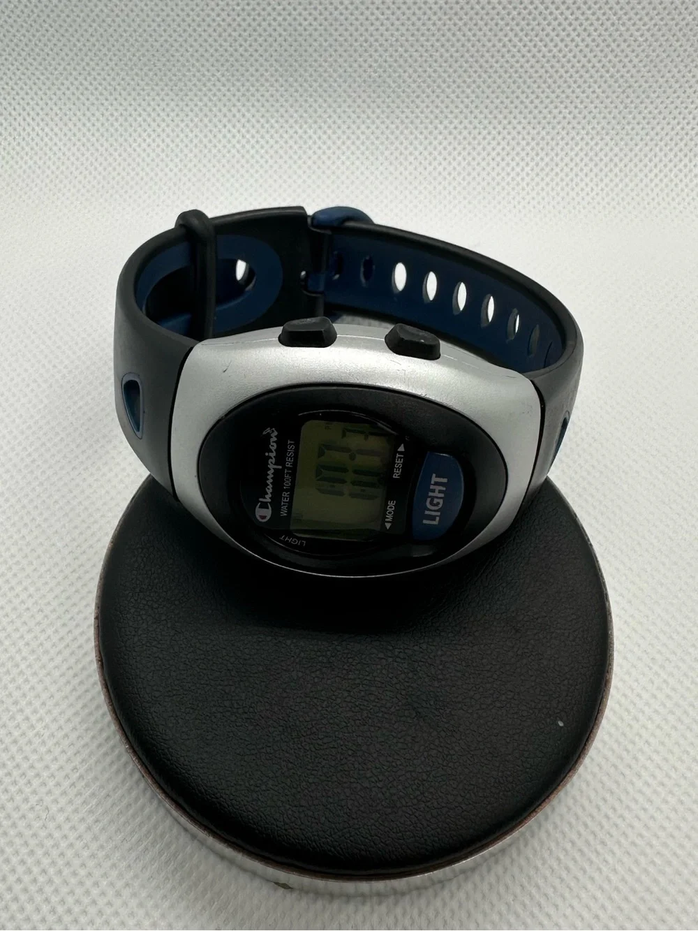 Vintage Champion Digital Multifunction Sports Watch, Silicone Strap, Running